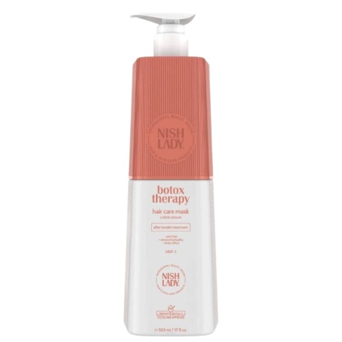 Nish Lady zestaw do zabiegu prostowania włosów Boto Therapy 3x503ml