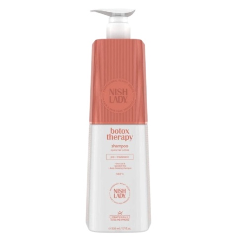 Nish Lady zestaw do zabiegu prostowania włosów Boto Therapy 3x503ml