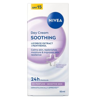 Nivea 24H Nawilżenia kojący krem do twarzy SPF15 50ml