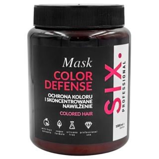 Six Professional Color Defense maska do włosów ochrona koloru i nawilżenie 1000 ml