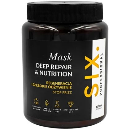 Six Professional Deep Repair & Nutrition maska nawilżająca do włosów 1000ml