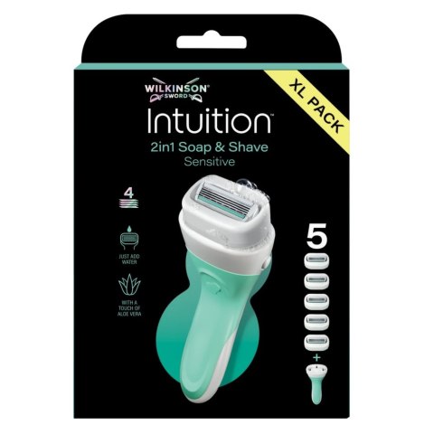 Wilkinson Intuition Sensitive maszynka z 4 ostrzami i 5 wkładów