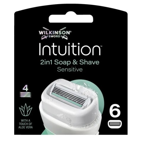 Wilkinson Intuition Sensitive wkłady z 4 ostrzami 6szt