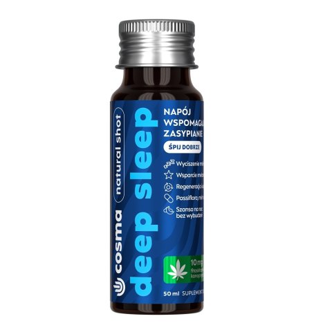 Cosma Cannabis Deep Sleep naturalny shot wspierający sen 50ml