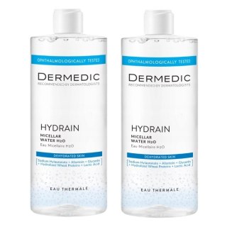DERMEDIC Hydrain płyn micelarny H20 2x500ml