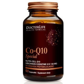 Doctor Life Co-Q10 Special koenzym Q10 130mg w organicznym oleju kokosowym suplement diety 60 kapsułek