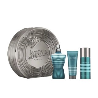 Jean Paul Gaultier Le Male zestaw woda toaletowa spray 125ml + żel pod prysznic 75ml + dezodorant spray 150ml