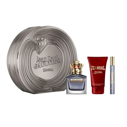 Jean Paul Gaultier Scandal Pour Homme zestaw woda toaletowa spray 100ml + woda toaletowa spray 10ml + żel pod prysznic 75ml