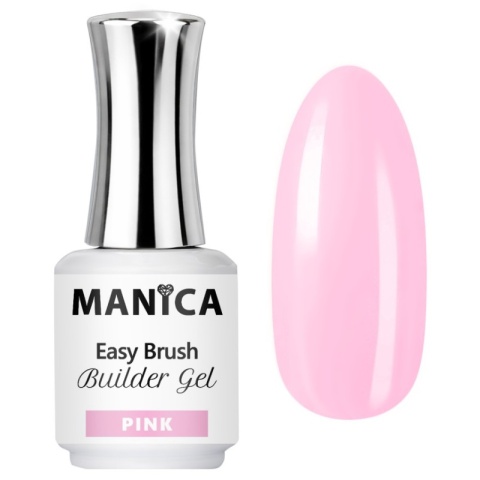 Manica Easy Brush Builder Gel żel w butelce pink 15ml