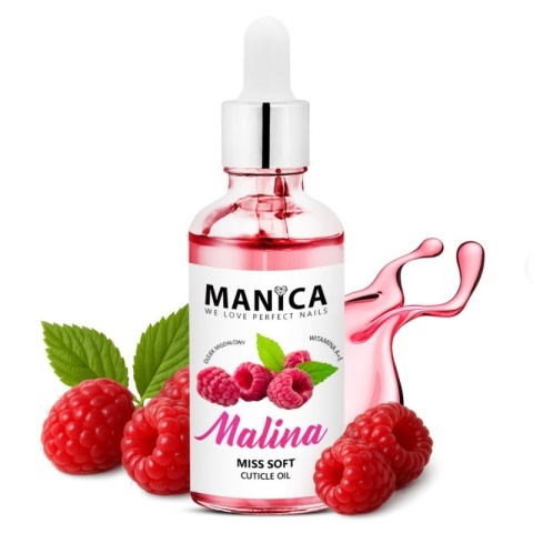 Manica Miss Soft Raspberry oliwka do skórek malina 50ml