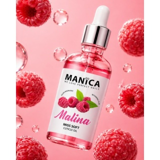 Manica Miss Soft Raspberry oliwka do skórek malina 50ml