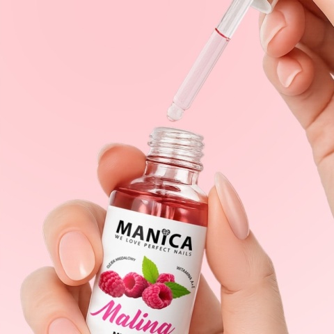 Manica Miss Soft Raspberry oliwka do skórek malina 50ml