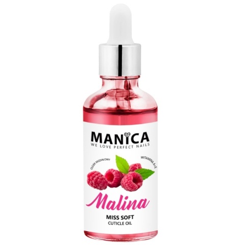 Manica Miss Soft Raspberry oliwka do skórek malina 50ml