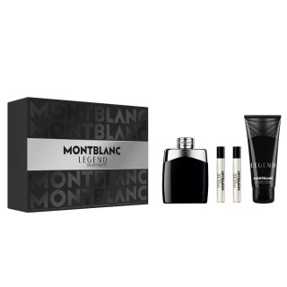 Mont Blanc Legend zestaw woda toaletowa spray 100ml + woda toaletowa spray 2x7.5ml + żel pod prysznic 100ml