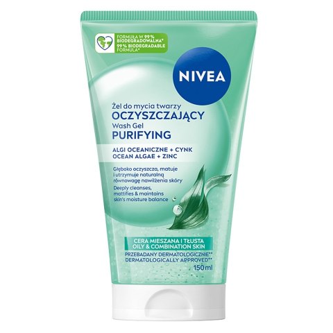 Nivea Visage oczyszczający żel do mycia twarzy cera mieszana i tłusta 150ml