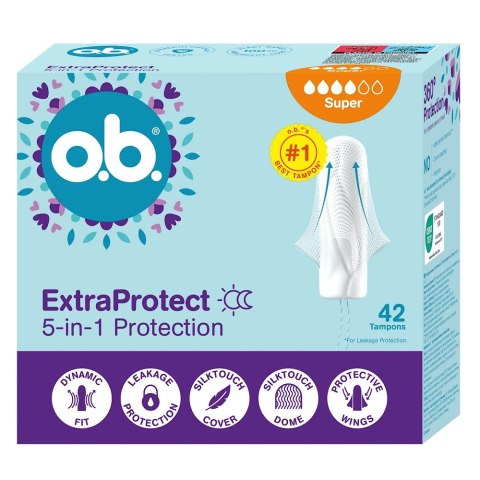 O.B. ExtraProtect Super tampony 42szt.