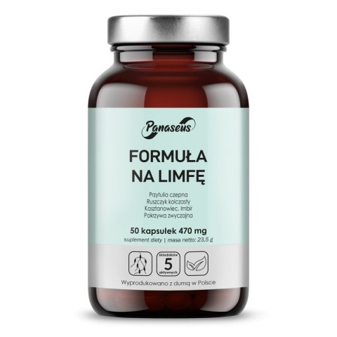 Panaseus Formuła na limfę suplement diety 50 kapsułek