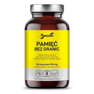 Panaseus Pamięć bez granic suplement diety 50 kapsułek