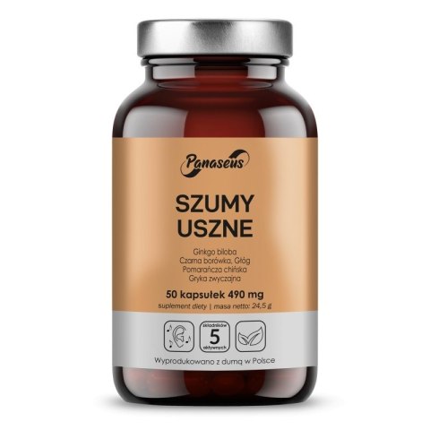 Panaseus Szumy uszne suplement diety 50 kapsułek