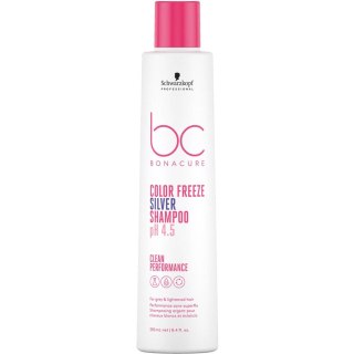 Schwarzkopf Professional BC Bonacure Color Freeze Silver Shampoo szampon z pigmentem do chłodnych odcieni włosów 250ml