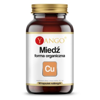 Yango Miedź forma organiczna suplement diety 90 kapsułek