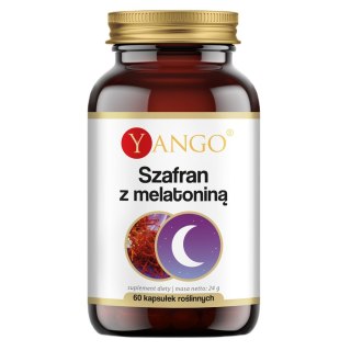 Yango Szafran z melatoniną suplement diety 60 kapsułek