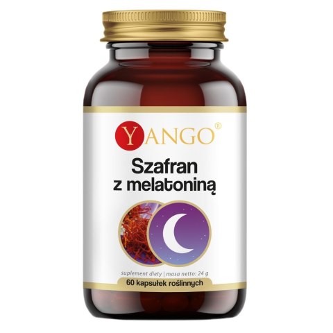Yango Szafran z melatoniną suplement diety 60 kapsułek