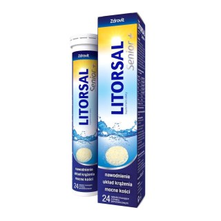 Zdrovit Litorsal Senior+ suplement diety 24 tabletki musujące