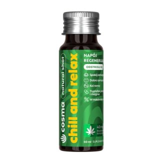 Cosma Cannabis Chill and Relax naturalny shot regenerujący 50ml