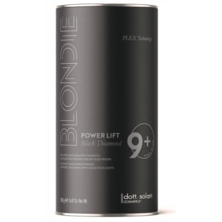 Dott Solari BLONDIE Black Diamond rozjaśniacz czarny z węglem PLEX 9 ton 500g