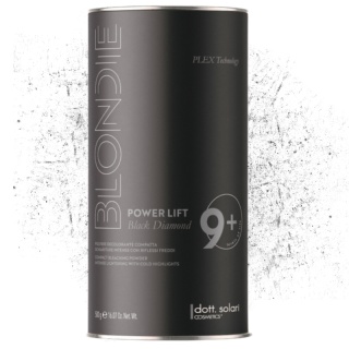 Dott Solari BLONDIE Black Diamond rozjaśniacz czarny z węglem PLEX 9 ton 500g