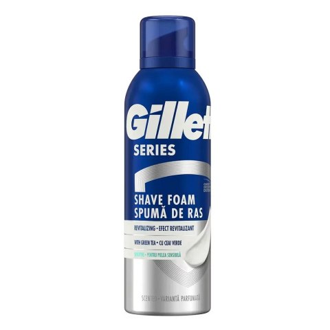 Gillette Series Revitalizing pianka do golenia z zieloną herbatą 200ml
