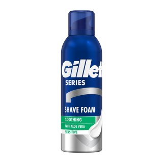 Gillette Series Soothing łagodząca pianka do golenia z aloesem 200ml