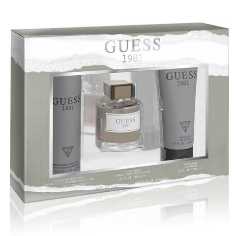Guess Guess 1981 for Men zestaw woda toaletowa spray 100ml + żel pod prysznic 200ml + dezodorant spray 226ml