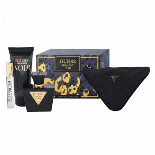 Guess Seductive Noir zestaw woda toaletowa spray 75ml + balsam do ciała 100ml + miniatura wody toaletowej 15ml + kosmetyczka