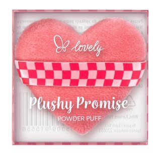 Lovely Plushy Promise puszek do pudru w kształcie serca