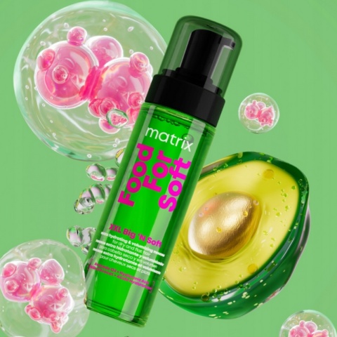 Matrix Food For Soft XXL Big 'N Soft nawilżająca pianka do włosów dodająca objętości 200ml