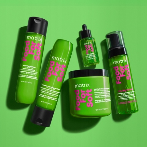 Matrix Food For Soft XXL Big 'N Soft nawilżająca pianka do włosów dodająca objętości 200ml