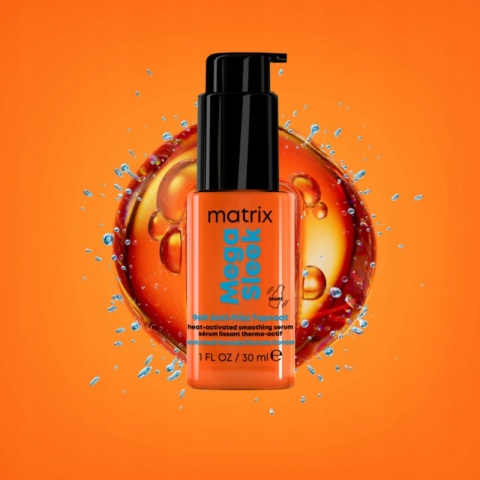 Matrix Total Results Mega Sleek OMG! Top Coat olejek wygładzający przeciw puszeniu się włosów MINI 30ml