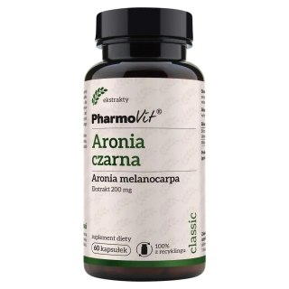Pharmovit Aronia czarna Ekstrakt 200 mg suplement diety 60 kapsułek