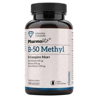 Pharmovit B-50 Methyl B-Complex Max+ suplement diety 120 kapsułek