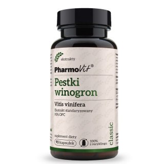 Pharmovit Pestki winogron suplement diety 90 kapsułek