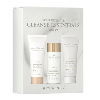 Rituals Your Ultimate Cleanse Essentials zestaw rozjaśniający peeling 30ml + pianka oczyszczająca 30ml + puder oczyszczający 15g