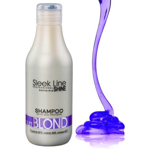 Stapiz Sleek Line Violet Blond szampon fioletowy do włosów rozjaśnianych 250ml