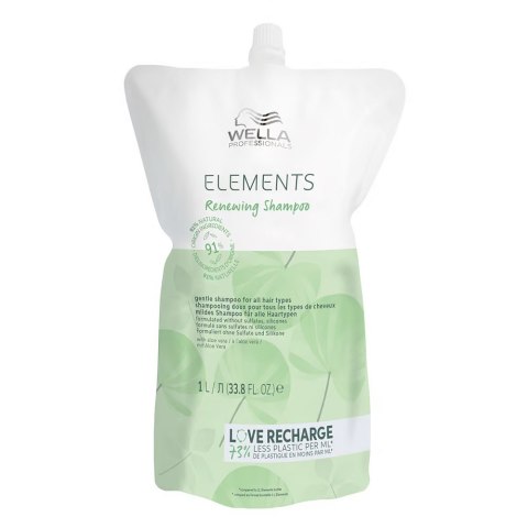 Wella Professionals Elements Renewing Shampoo regenerujący szampon do włosów refill 1000ml