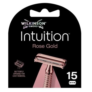 Wilkinson Intuition Rose Gold potrójnie powlekane ostrza 15szt.