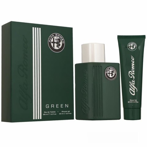 Alfa Romeo Green zestaw woda toaletowa spray 125ml + żel pod prysznic 90ml