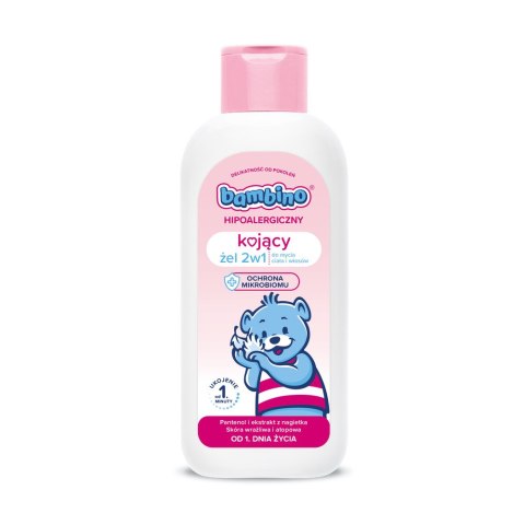 Bambino Kojący żel 2w1 do mycia ciała i włosów 400ml