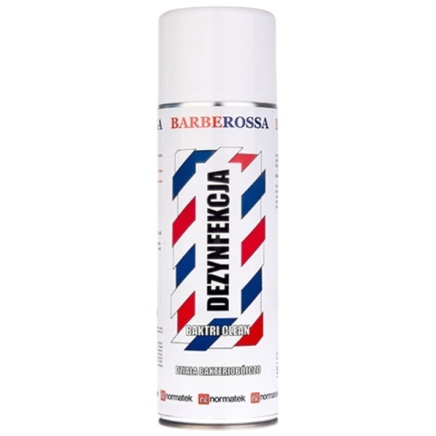 Barberossa Baktri Clean spray do dezynfekcji powierzchni i narzędzi 400ml