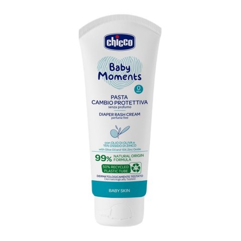 Chicco Baby Moments bezzapachowy krem na wysypkę pieluszkową 0m+ 100ml